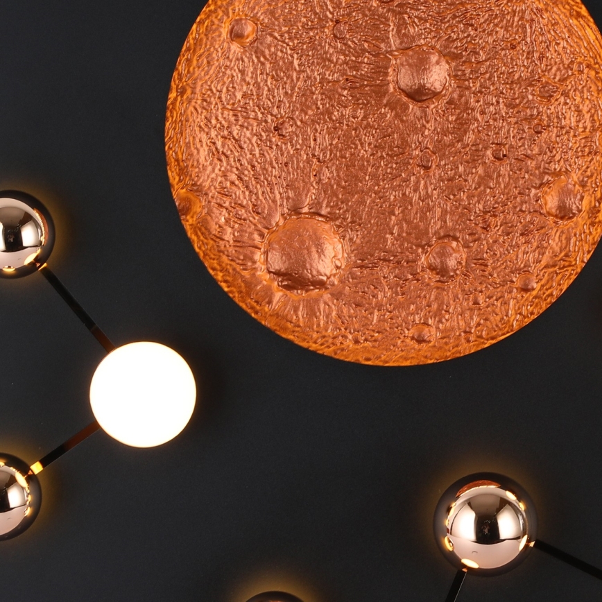 Candeeiro de tecto LED MARS LED/58W/230V 3000K preto