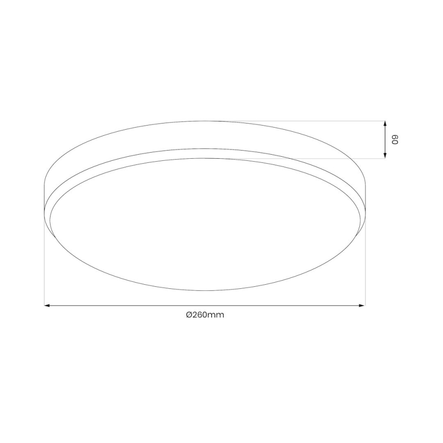 Candeeiro de tecto LED MAYA LED/10W/230V Ø 26 cm cromado brilhante