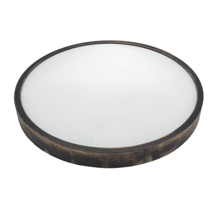 Candeeiro de tecto LED OAK SMOKY SLIM, 36W, 230V, 4000K, Ø 47 cm, carvalho/castanho escuro