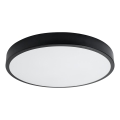 Candeeiro de tecto LED ONYX LED/48W/230V Ø 60 cm preto