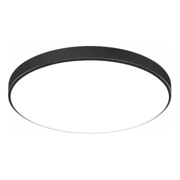 Candeeiro de tecto LED para casa de banho LOGAN LED/20W/230V 6000K IP44 Ø 26 cm preto