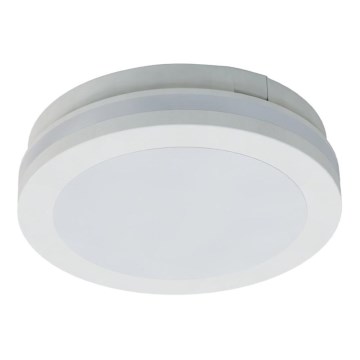Candeeiro de tecto LED para casa de banho MARLON 12W/230V Ø 18 cm IP54 branco