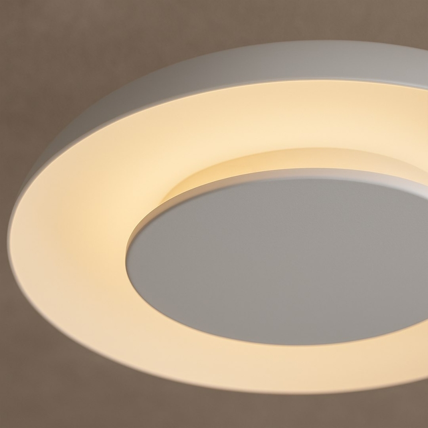 Candeeiro de tecto LED PIATTINO LED/30W/230V 3000/4000/6000K Ø 40 cm branco