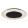 Candeeiro de tecto LED PIATTINO LED/30W/230V 3000/4000/6000K Ø 40 cm preto