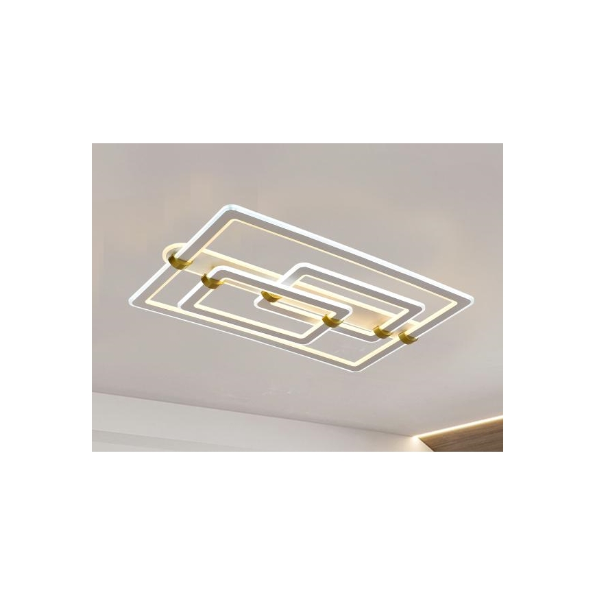 Candeeiro de tecto LED regulável LED/280W/230V 3000-6500K + comando remoto