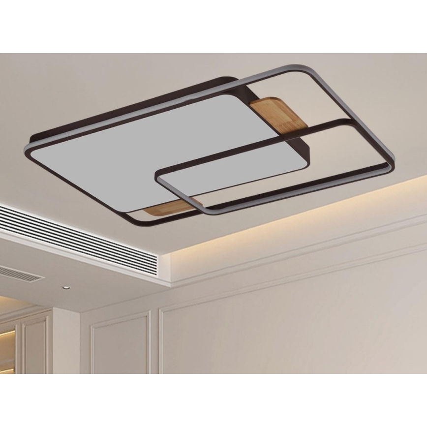 Candeeiro de tecto LED regulável LED/280W/230V 3000-6500K + controlo remoto