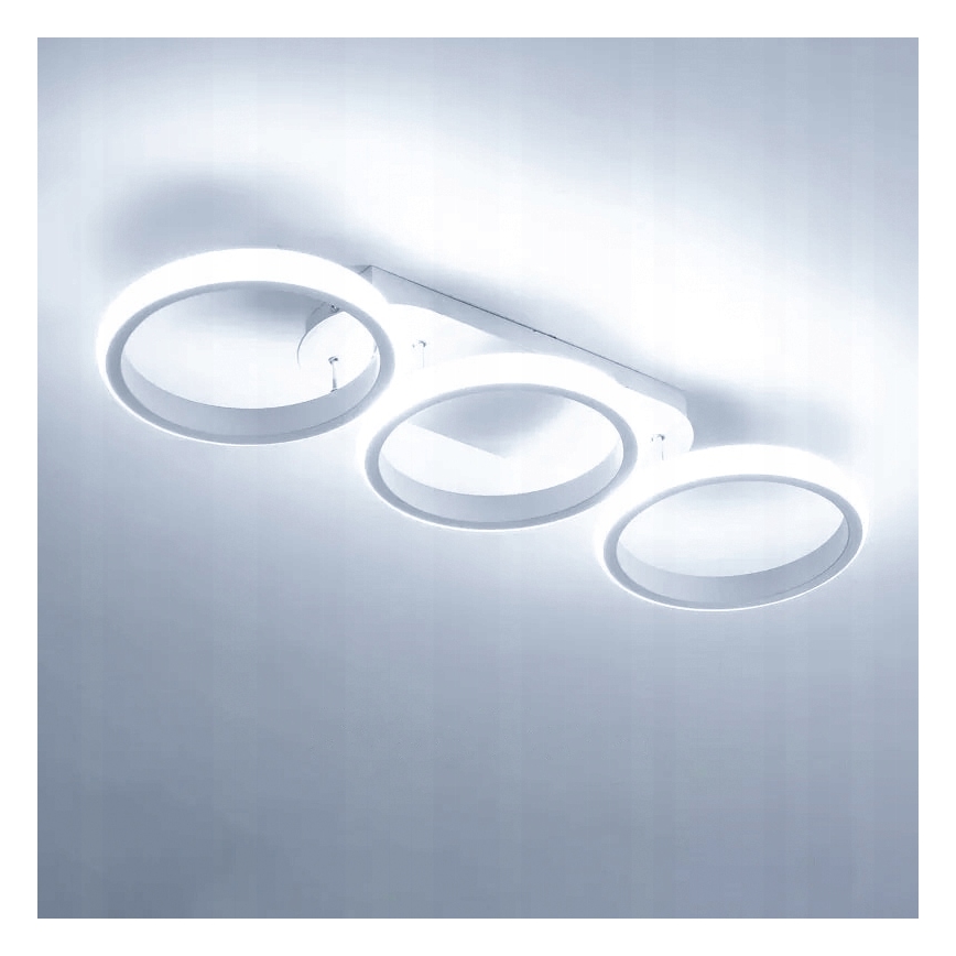 Candeeiro de tecto LED dimerizável LED/30W/230V 3000-6500K branco Wi-Fi Tuya + controlo remoto