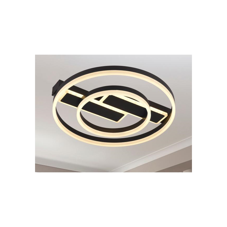 Candeeiro de tecto LED regulável LED/80W/230V 3000-6500K + comando remoto