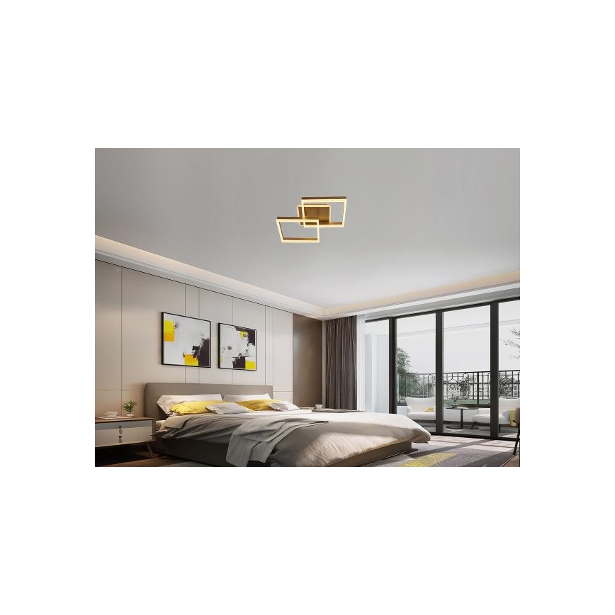 Candeeiro de tecto LED regulável LED/80W/230V 3000-6500K + controlo remoto