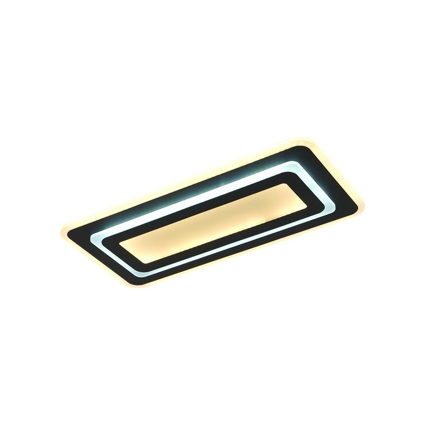 Candeeiro de tecto LED dimerizável LED/85W/230V 3000-6500K preto + controlo remoto