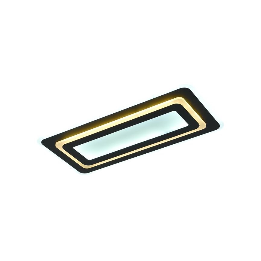 Candeeiro de tecto LED dimerizável LED/85W/230V 3000-6500K preto + controlo remoto