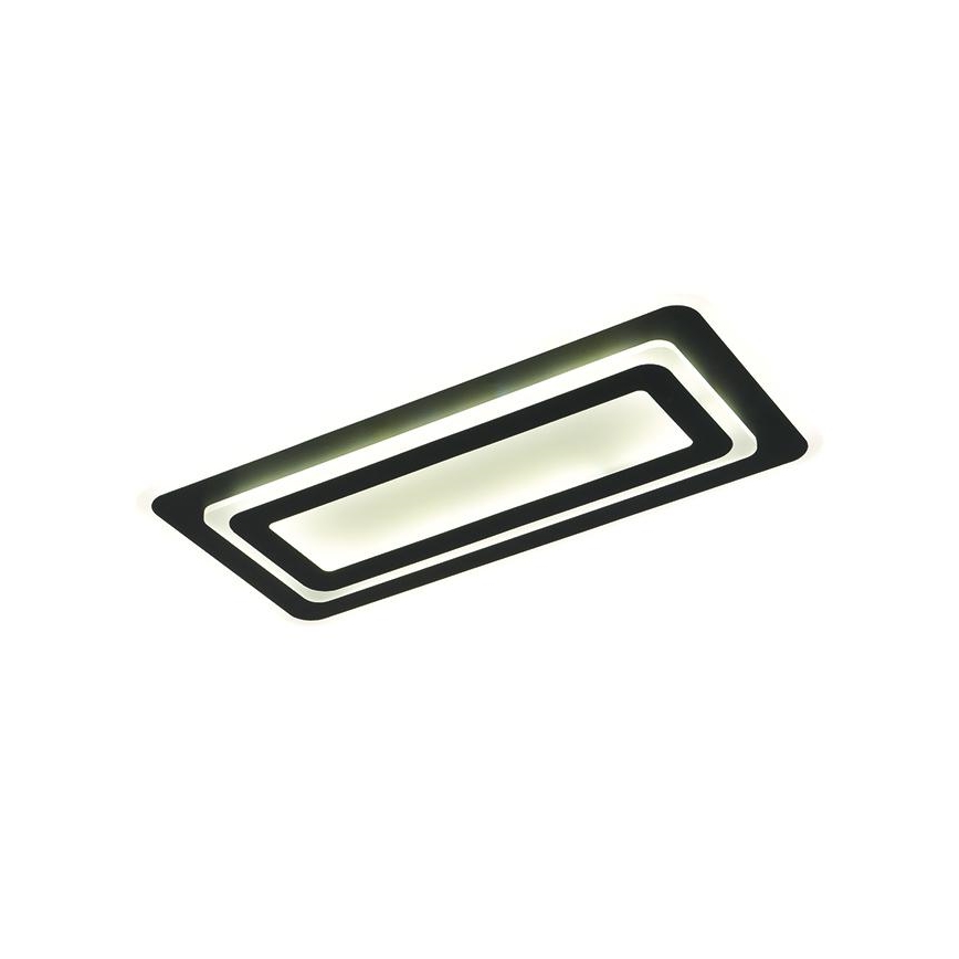 Candeeiro de tecto LED dimerizável LED/85W/230V 3000-6500K preto + controlo remoto