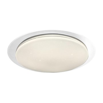 Candeeiro de tecto LED regulável SONIC LED/100W/230V 3000-6000K diâmetro 85 cm branco + comando remoto