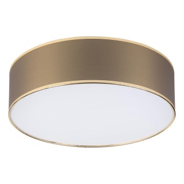 Candeeiro de tecto LED SIRJA, 36W, 230V, 4000K, Ø 45 cm, castanho/dourado