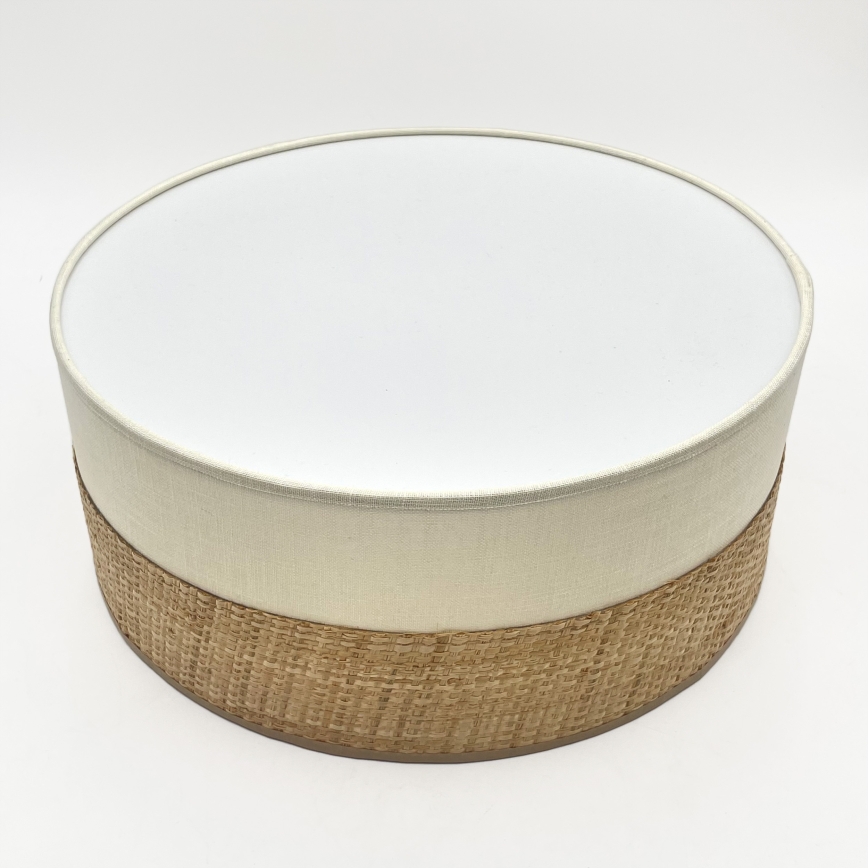 Luminária de teto LED SIRJA BOHO LED/20W/230V 4000K Ø 35 cm bege/creme