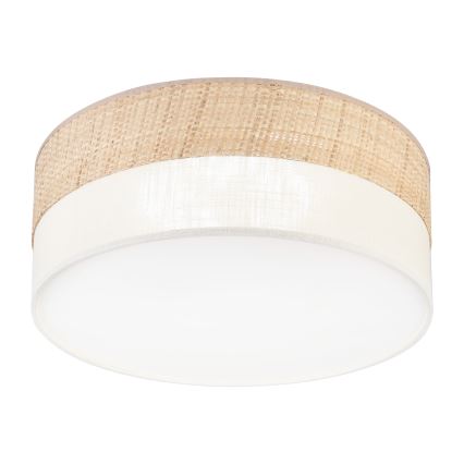 Luminária de teto LED SIRJA BOHO LED/20W/230V 4000K Ø 35 cm bege/creme