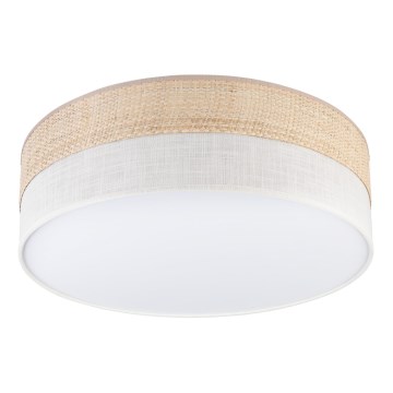 Candeeiro de tecto LED SIRJA BOHO LED/36W/230V 4000K Ø 45 cm bege/creme