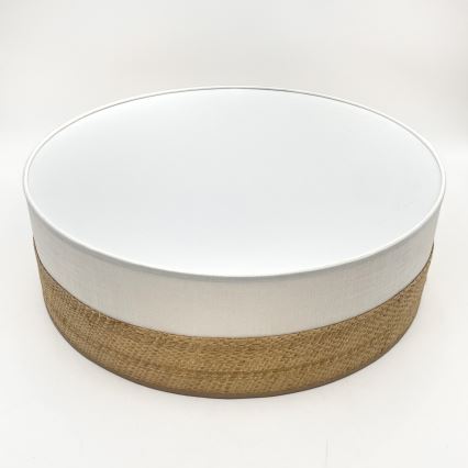 Plafon LED SIRJA BOHO LED/36W/230V 4000K Ø 45 cm bege/branco