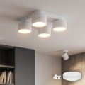 Candeeiro de tecto LED SPACE 4xGX53/15W/230V branco