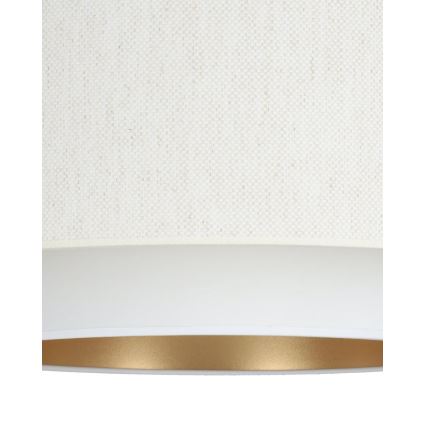 Candeeiro de tecto NATIA 1xE27/60W/230V Ø 45 cm branco