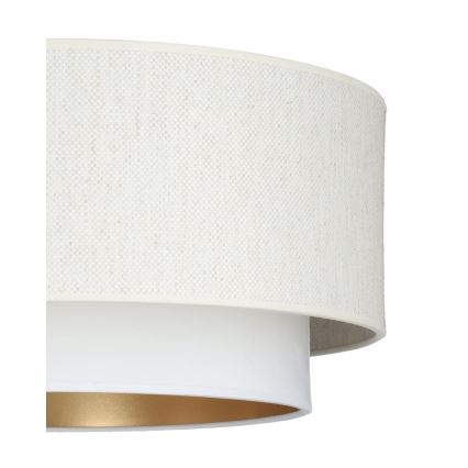 Candeeiro de tecto NATIA 1xE27/60W/230V Ø 45 cm branco