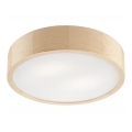Candeeiro de tecto NATURAL 2xE27/60W/230V Ø 37,5 cm, em pinho
