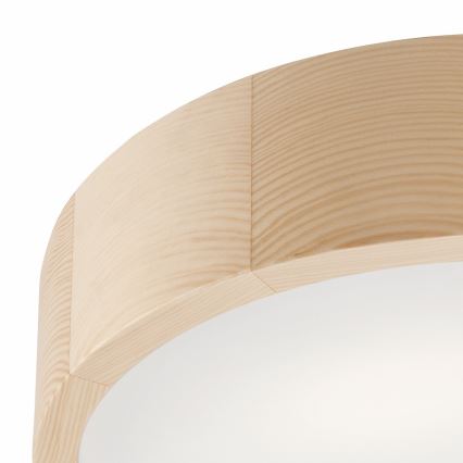 Candeeiro de tecto NATURAL 2xE27/60W/230V Ø 37,5 cm, em pinho
