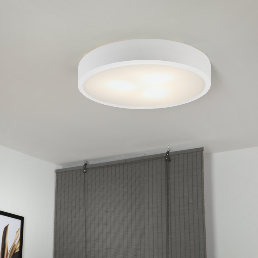 Candeeiro de tecto NATURAL 5xE27/15W/230V diâmetro 47,5 cm pinho/branco