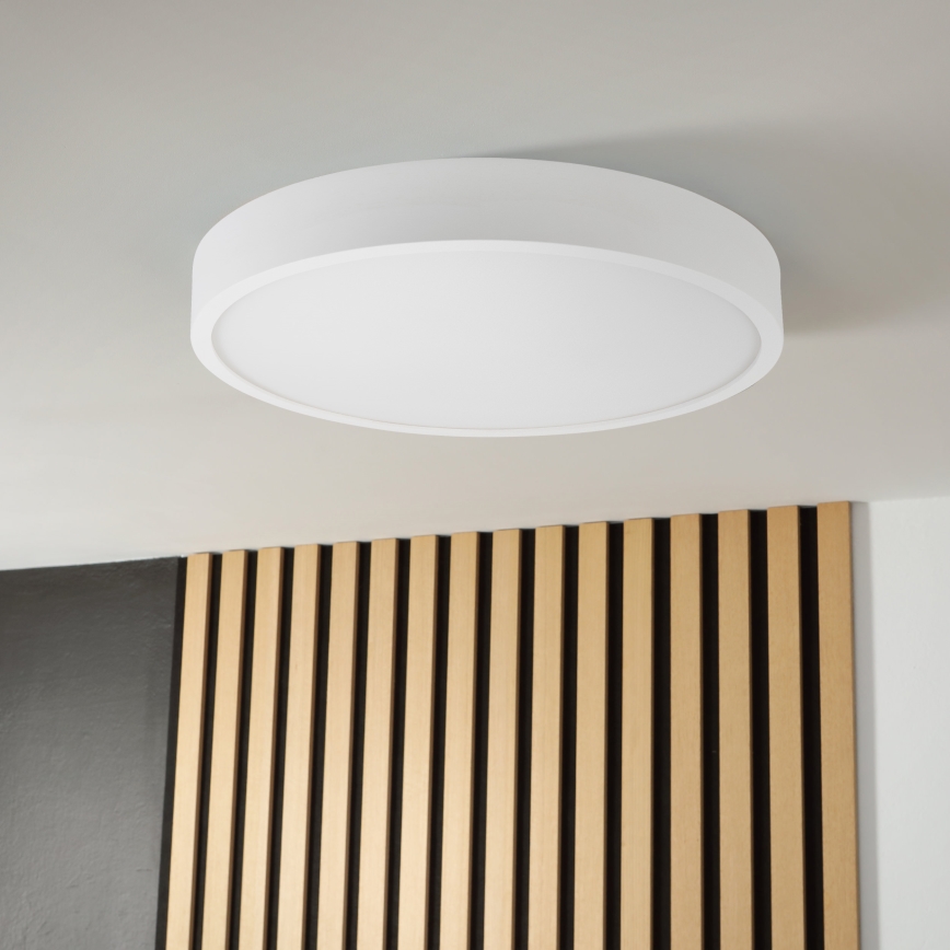 Candeeiro de tecto NATURAL 5xE27/15W/230V diâmetro 47,5 cm pinho/branco