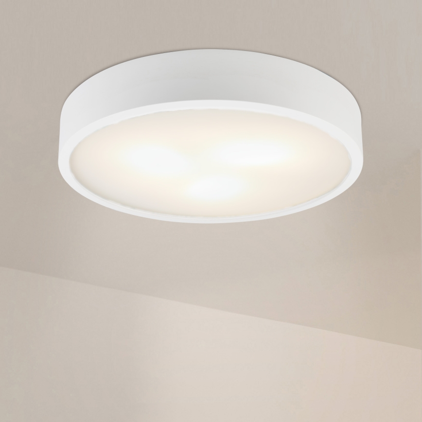 Candeeiro de tecto NATURAL 5xE27/15W/230V diâmetro 47,5 cm pinho/branco