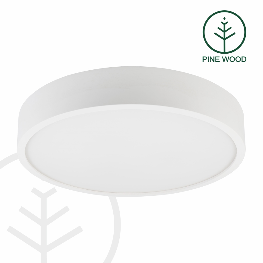 Candeeiro de tecto NATURAL 5xE27/15W/230V diâmetro 47,5 cm pinho/branco