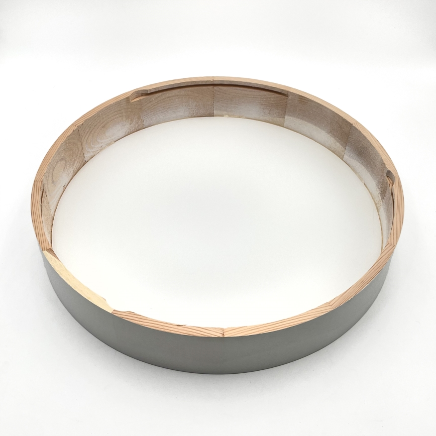 Candeeiro de tecto NATURAL 5xE27/15W/230V diâmetro 47,5 cm pinho/branco