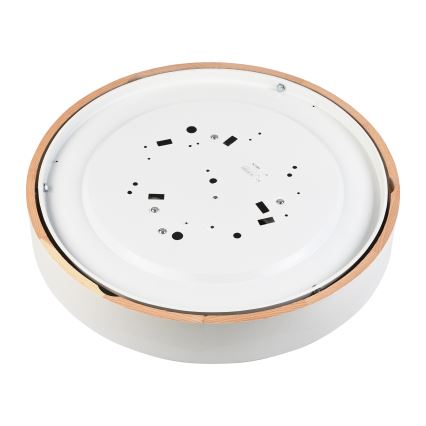Candeeiro de tecto NATURAL 5xE27/15W/230V diâmetro 47,5 cm pinho/branco
