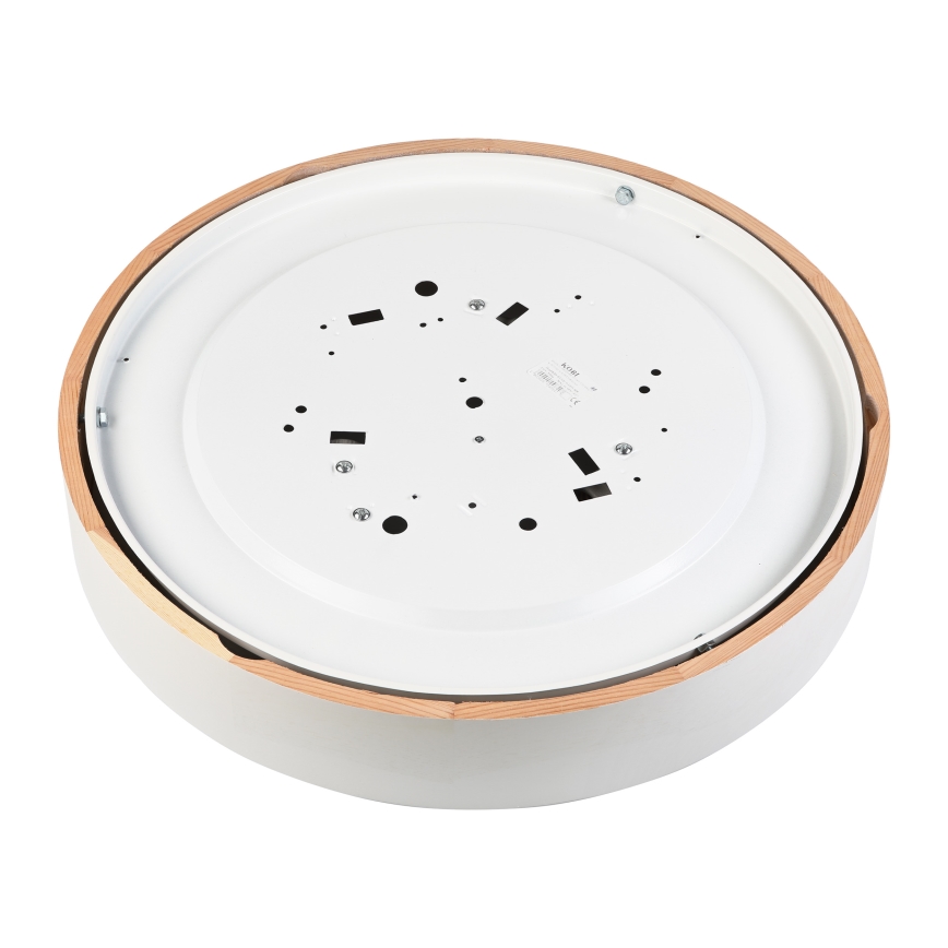 Candeeiro de tecto NATURAL 5xE27/15W/230V diâmetro 47,5 cm pinho/branco