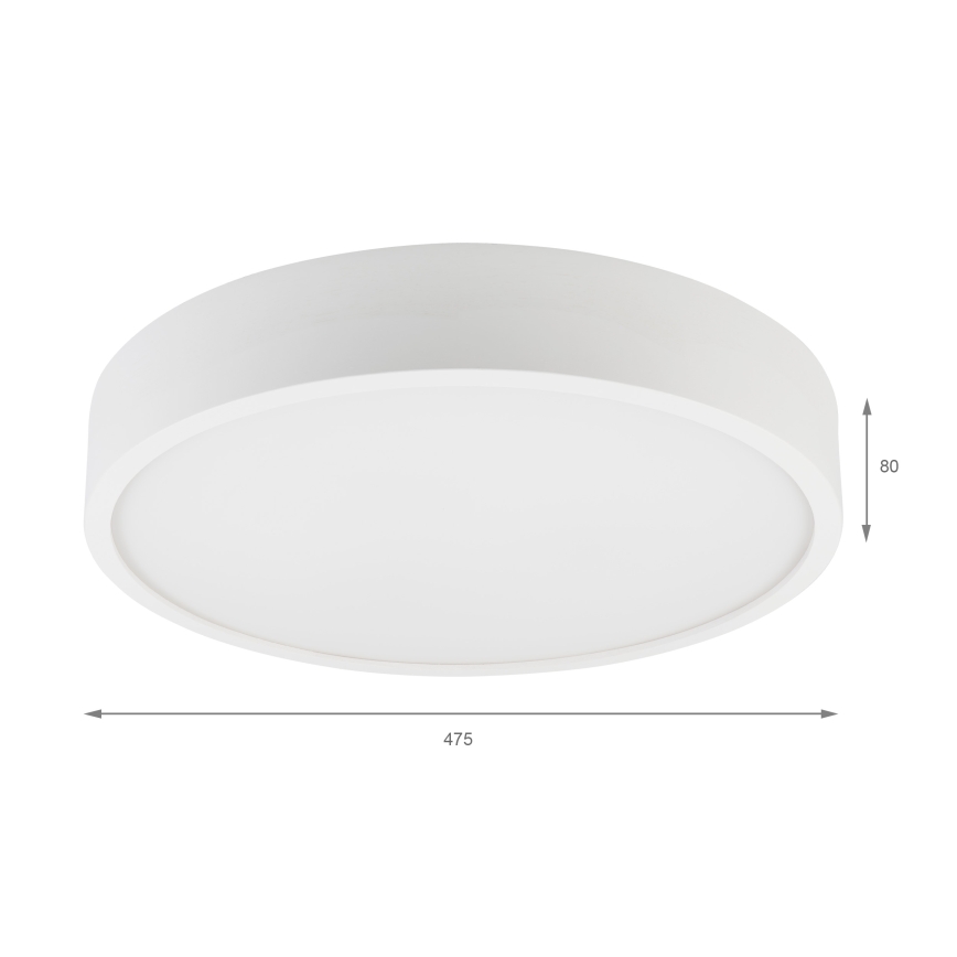 Candeeiro de tecto NATURAL 5xE27/15W/230V diâmetro 47,5 cm pinho/branco