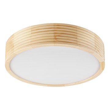 Candeeiro de tecto NATURAL MODERN 2xE27/15W/230V, diâmetro 37,5 cm, em pinho
