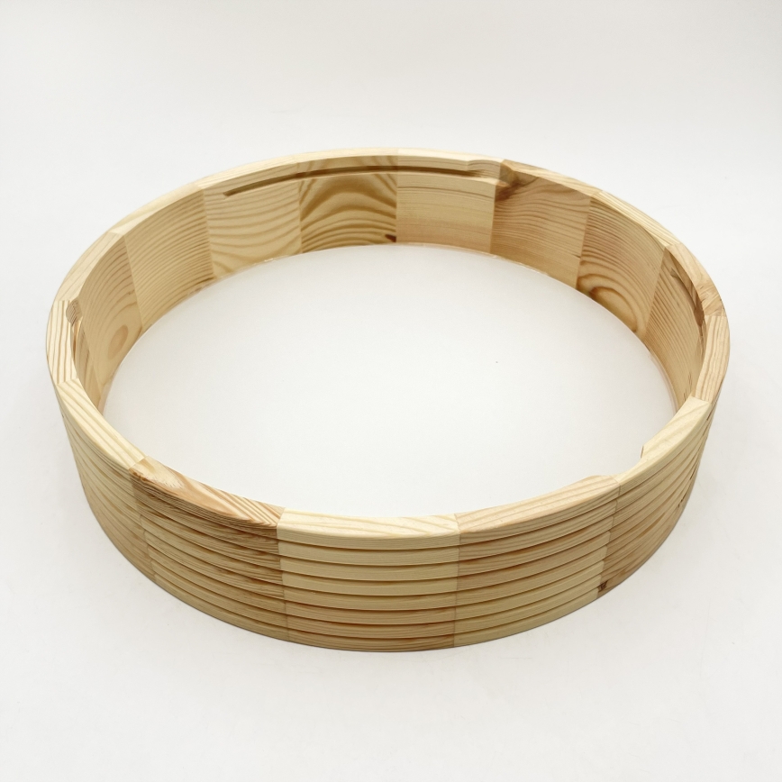 Candeeiro de tecto NATURAL MODERN 2xE27/15W/230V, diâmetro 37,5 cm, em pinho