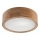 Candeeiro de tecto OAK 1xE27/60W/230V, acabamento em carvalho, Ø 27,5 cm