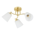 Candeeiro de tecto PAFOS 3xE27/15W/230V dourado
