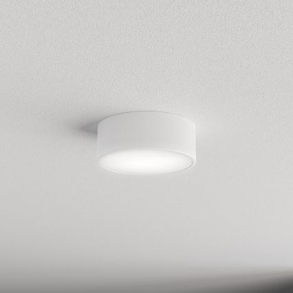 Candeeiro de tecto para casa de banho com sensor CLEO 1xE27/24W/230V pr. 20 cm IP54 branco