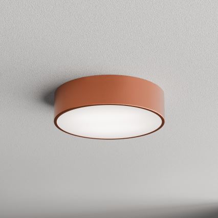 Luminária de tecto para casa de banho com sensor CLEO, 2xE27/24W/230V, Ø 30 cm, acabamento em cobre, IP54