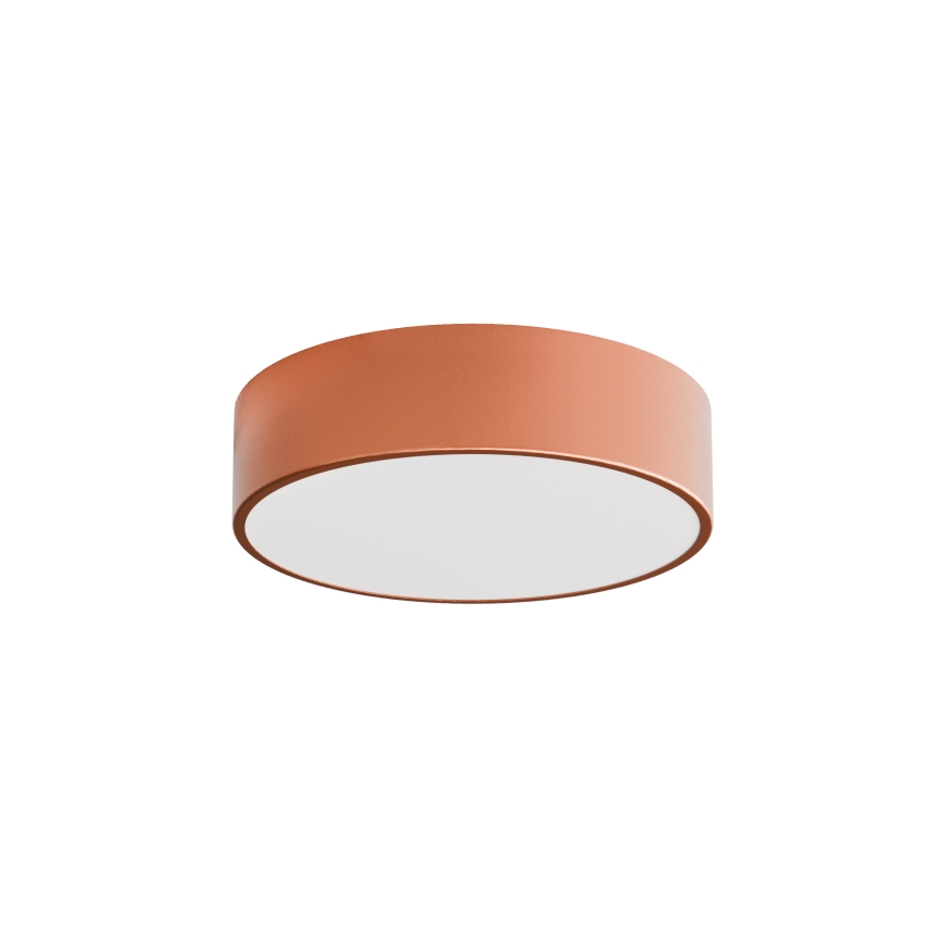 Luminária de tecto para casa de banho com sensor CLEO, 2xE27/24W/230V, Ø 30 cm, acabamento em cobre, IP54