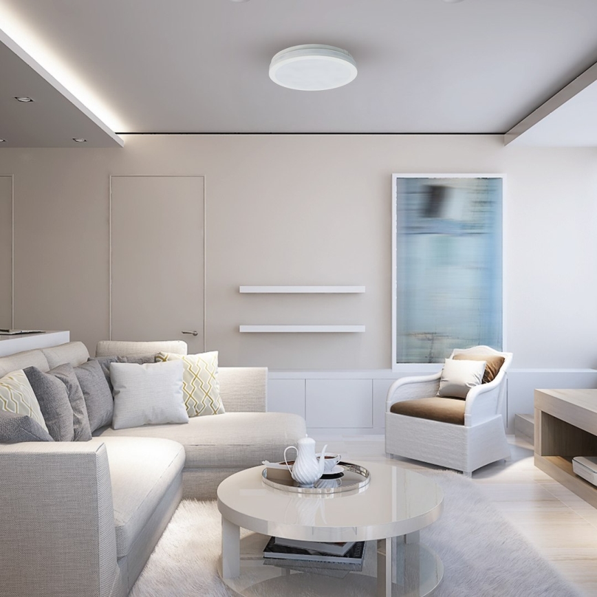 Candeeiro de tecto para casa de banho MARLON LED/36W/230V diâmetro 30 cm IP54 branco