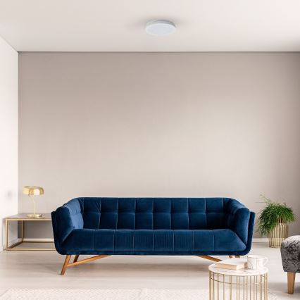 Candeeiro de tecto para casa de banho MARLON LED/36W/230V diâmetro 30 cm IP54 branco