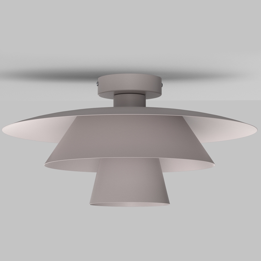 Candeeiro de tecto PLATO 1xE27/15W/230V diâmetro 32 cm creme