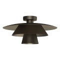 Candeeiro de tecto PLATO 1xE27/15W/230V Ø 32 cm antracite
