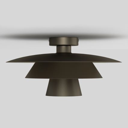 Candeeiro de tecto PLATO 1xE27/15W/230V Ø 32 cm antracite