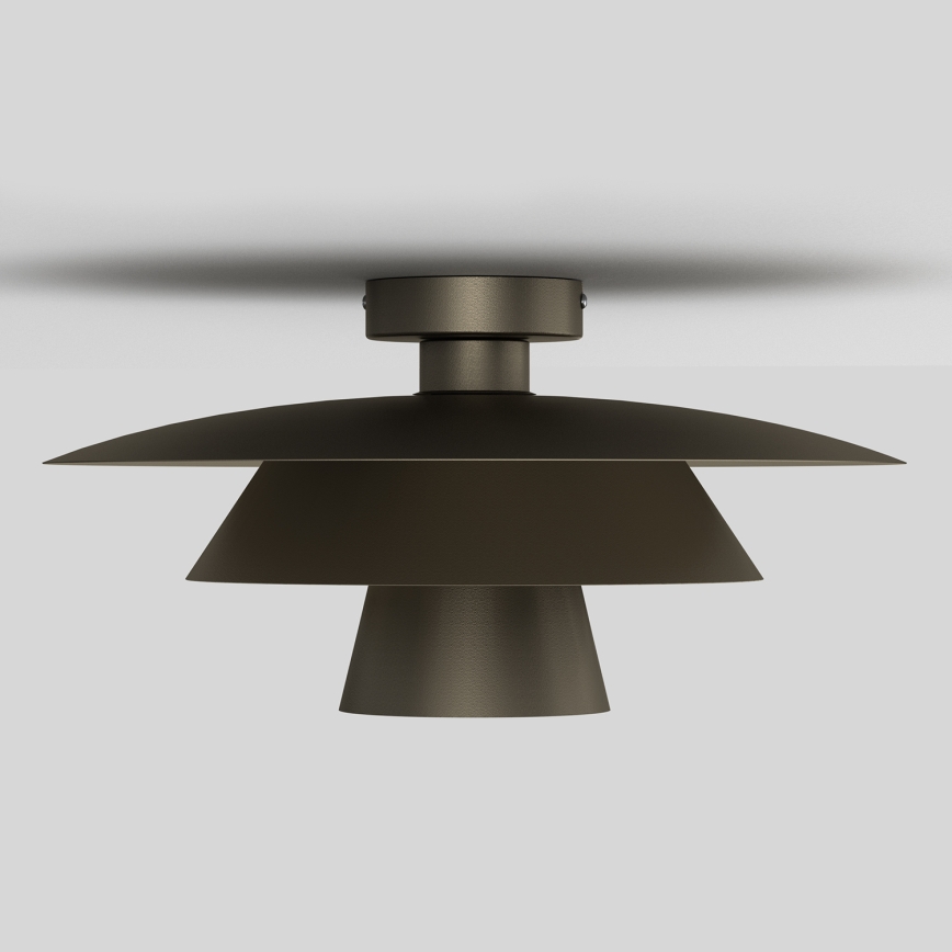 Candeeiro de tecto PLATO 1xE27/15W/230V Ø 32 cm antracite