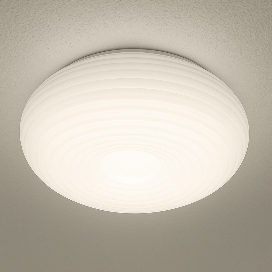 Candeeiro de tecto PULSO 3xE27/15W/230V Ø 42 cm branco
