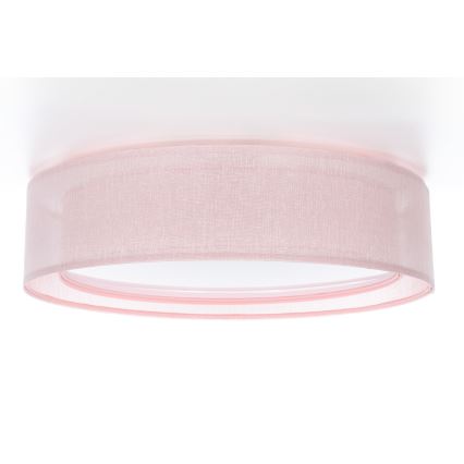 Candeeiro de tecto PURO 2xE27/40W/230V diâmetro 60 cm rosa